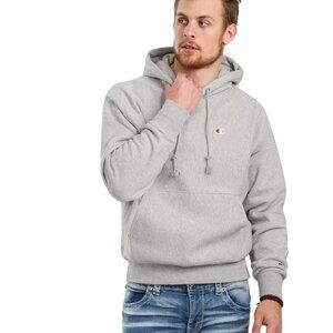 ​Champion Reverse Weave Hoodie Men's Size M Gray Sweatshirt Heavyweight NWT